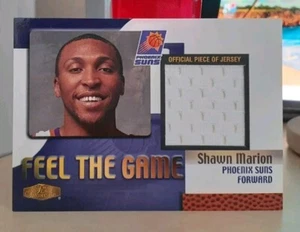 1999-00 Flair Showcase *Feel The Game* Shawn Marion Rookie JERSEY PHOENIX SUNS - Picture 1 of 2