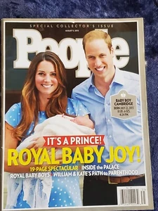 PEOPLE Magazine August 5, 2013 It’s A Prince! Royal Baby Joy! William & Kate - Bild 1 von 5