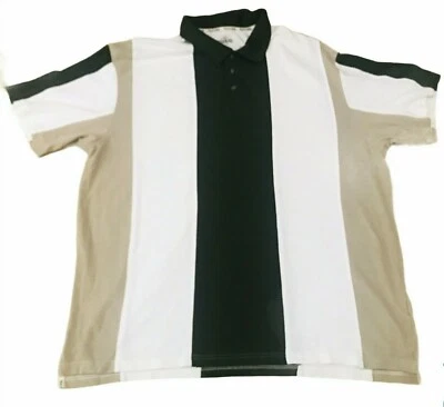 Camisa Polo Bass Pro Shop Cabeza Roja Para Hombre 3XL Rayas Marrón Marfil Foto 1 de 3