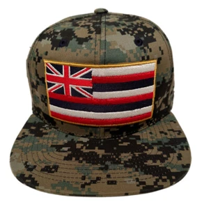 Zephyr "Hawaii" Digi Camo Flat Bill SnapBack Hat BRAND NEW WITH TAGS - Picture 1 of 5