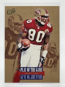1997 Fleer Ultra Play Of The Game Card #2 Jerry Rice San Francisco 49ers - Picture 1 of 2