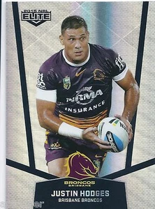 2015 NRL Elite Parallel Silver (P3) Justin HODGES Broncos - Bild 1 von 1