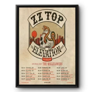 Póster de ZZ Top The Elevation Tour Canada 2025 - Imagen 1 de 7