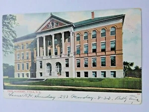 New York Postcard Free Academy. Utica NY c1901 - Picture 1 of 2