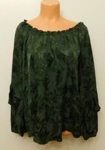A140 Michael Michael Kors Embroidered Off-The-Shoulder Peasant Top - Picture 1 of 2