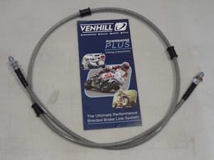 Venhill Harley-Davidson 1990 & later Extended Brake Line 50" in Length - Picture 1 of 3
