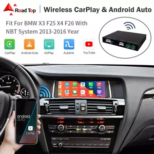Wireless Carplay Android Auto Retrofit Kit For BMW X3 F25 X4 F26 With NBT System - Bild 1 von 10