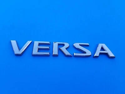 07 08 09 10 11 NISSAN VERSA SEDAN REAR TRUNK CHROME EMBLEM LOGO BADGE OEM (2011) - Image 1 of 3