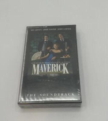 Mel Gibson Jody Foster James Garner Maverick Movie Soundtrack Cassette Tape Seal - Image 1 of 4