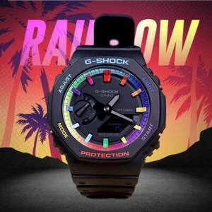 Reloj Rainbow GA 2100 G Shock Diseño Personalizado - Imagen 1 de 6