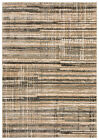 2x7 Dalyn Grey Crosshatch Rows Banded Stripes Runner KM8 - Aprx 2' 3" x7' 5"