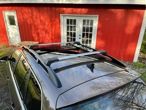 Silver Roof Rack Cross Bars For Volkswagen Jetta SportWagen Wagon - Picture 1 of 6