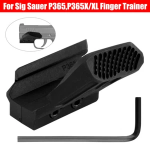 Right Hand Trigger Finger//Training Thumb Rest for Sig Sauer P365,P365X/XL,Lo... - Picture 1 of 11