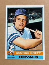 George Brett ~ Vintage 1976 Topps Baseball #19 ~ Kansas City Royals
