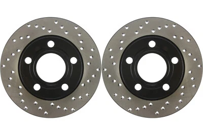 Par de rotores de freno de disco Stoptech trasero para Audi A6 Quattro 1998-2004 (42180) Foto 1 de 4