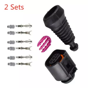 6Pin Connector Plug Wideband Sensor For AUDI A4 A8 A3 For Bosch LSU4.9 1J0973713 - Picture 1 of 6