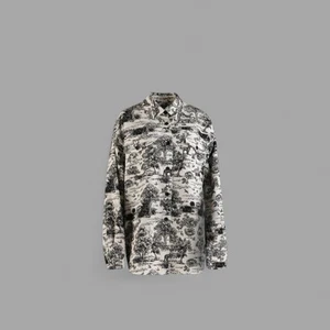 Chaqueta Camisa Unisex Estampado Animal Bosque Gran Tamaño Viscosa Talla Única - Imagen 1 de 8