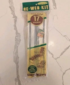 Vintage Wellington Re-Web Kit Chair Webbing Vintage Lawn Patio White Gray - Picture 1 of 5