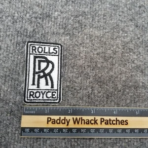 Vintage Rolls Royce Patch Car Auto 80s Automobile AC2 - Picture 1 of 2