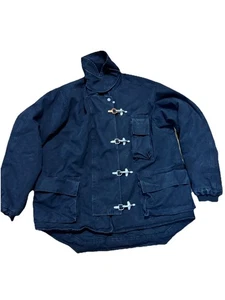 Heron Preston Canvas-Jacke Herren schwarz mit Knebelverschluss Größe XL - Bild 1 von 7
