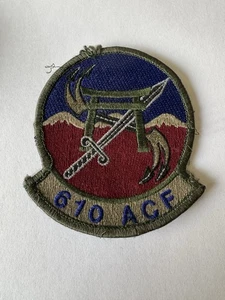 Parche 610 ACF militar vintage - Imagen 1 de 4