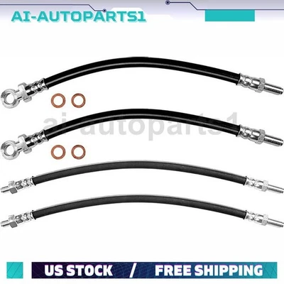 Kit de manguera hidráulica de freno trasero delantero 4 piezas para Austin Healey 3000 1961-1967 Foto 1 de 4