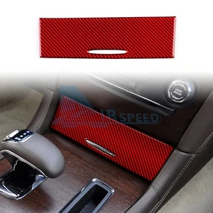 Console Cigarette Lighter Panel Cover Red Carbon Fiber Fits Chrysler 300 2011-14 - Foto 1 di 9