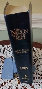 The Nelson Complete Study Bible System 2886 NKJV ~ 1997 Black ~ INDEXED - Picture 1 of 4