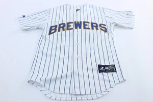 Majestic Milwaukee Brewers Jonathan Lucroy Baseball Trikot - Bild 1 von 3