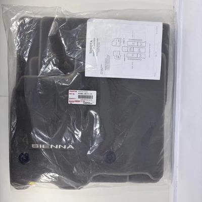 2018-2020 丰田西耶纳 10 件陶瓷地毯脚垫原始设备制造商 PT206-08171-41 — 第 1/4 张图片