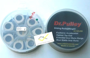 SYM MAXSYM TL500 ABS DR.PULLEY SLIDING ROLLER WEIGHTS SR2515 (ALL WEIGHTS) - Picture 1 of 12