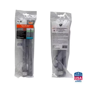 5/8 Zoll X 8 Zoll Feuerverzinkte Nachrüstschraube (2er Pack) - Bild 1 von 12