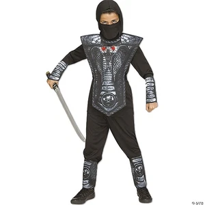 Child Silver Cobra Ninja Costume - Picture 1 of 1
