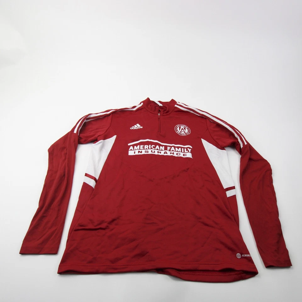 Pullover Atlanta United FC Adidas Aeroready para hombre rojo/blanco usado Foto 1 de 1