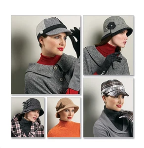 2011 Bucket Hats Handschuhe Schnittmuster McCall's 6450 OOP Neu - Bild 1 von 4