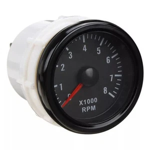 52mm 2'' Tachometer Analogue Rev Counter Meter Kit for 12V Petrol Engine Use - Picture 1 of 10