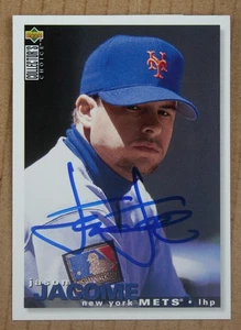 AUTOGRAPHED - Jason Jacome Upper Deck #327 New York Mets 1995 MLB - Picture 1 of 2