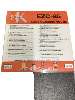 Easy Karaoke Easy Classics EZC 85 - Image 1 of 2
