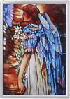 Gm1011 Stained Glass Panel - The Angel Of Light Stained Glass Window Hangings - 