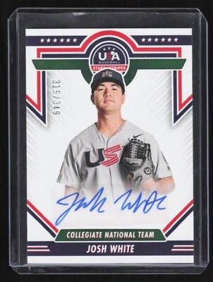 2022 Panini USA Stars & Stripes Josh White Auto /349 - Image 1 of 2