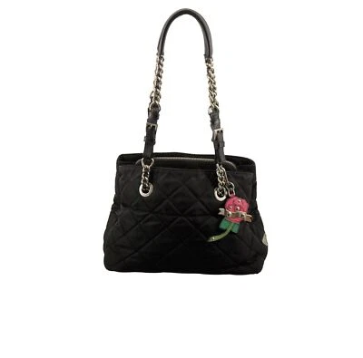 Bolso de Mano Prada Tessuto en Nylon Acolchado con Correas de Cadena - Envío Gratis EE. UU. Foto 1 de 4
