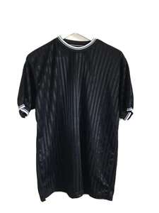 1998 Vintage Claude Duval XL Sport Training Football Jersey Black Soccer 90 - Picture 1 of 9