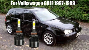 Kit de faros LED para VW GOLF 1997-1999 9006 HB4 6000 K bombillas blancas CREE haz bajo - Imagen 1 de 10