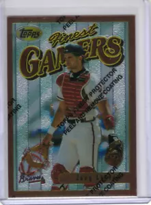 Javy Lopez 1996 Topps Finest #158 Atlanta Braves - Picture 1 of 2