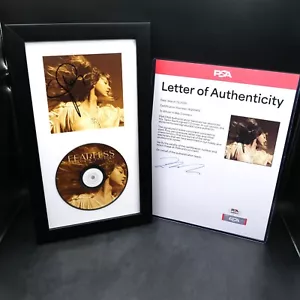 Álbum CD autógrafo firmado por Taylor Swift versión Fearless Taylor PSA DNA LOA - Imagen 1 de 3