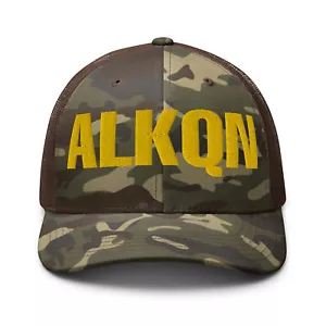 ALKQN Camouflage Trucker Hut | Allmächtiger lateinischer König Königin Nation LKN Latino - Bild 1 von 6