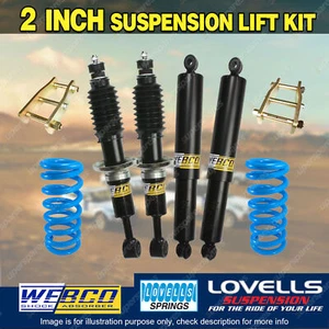2" 50mm Lift Kit Shocks Lovells Coil Extended Shackle for Ford Ranger PX3 18-22 - Picture 1 of 3