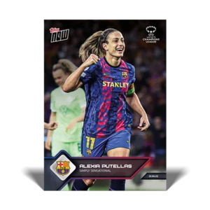 2022 TOPPS NOW WOMEN'S UCL #2 ALEXA PUTELLAS - SIMPLY SENSATIONAL - Picture 1 of 2