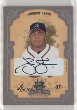2004 Donruss Diamond Kings Silver Framed Signatures /5 Andruw Jones #2 Auto