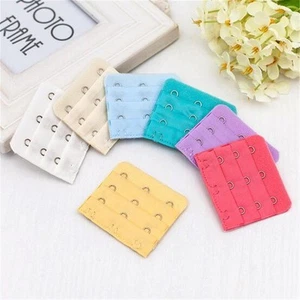 10x Mujeres Bra Extender Extra Strapless Underwear Strap 3 Ganchos Multi-Colores - Imagen 1 de 22